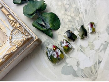 ネイルサロン&スクール ジーナ(GINA)/クリア×ニュアンスネイル