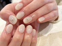 アイネイルズ 梅田店(I nails)/シンプルワイヤーリボン
