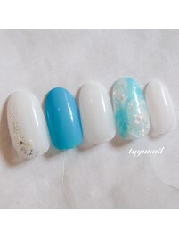 海ニュアンスネイル＊パラジェル