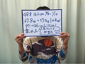 杉本接骨鍼灸院/68.1kg→？kg　48歳　162cm