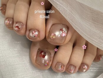 フォーユーネイル(4U nail)/ホロフラワー