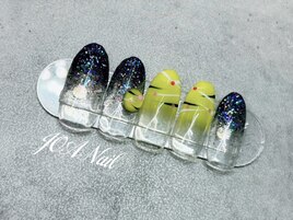 ヨーヨーネイル★グラデーション