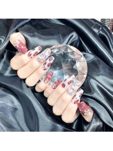 ヘブン ネイル 鶯谷(HEAVEN Nail)/レッドグリッター