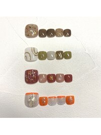 フットキャンペーンネイル￥7700