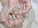 大人の透けネイル