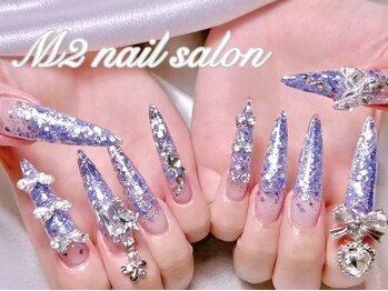 エムズ ネイルサロン(M2)/パープルグラデーション