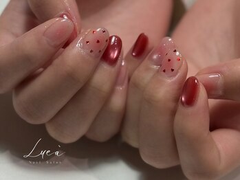 マグネット×ハートネイル