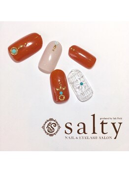 ネイルアンドアイラッシュサロン ソルティ 寺田町(salty)/ハンド/アート10本コース