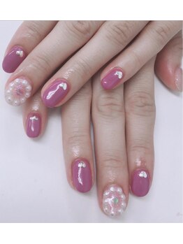 エクラ 横浜関内店(Eclat)/シンプルデザインネイル　5000円