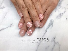 W-476 いちごチョコレートネイル