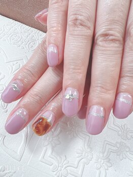 ピュアティネイル(purity nail)/深めフレンチ