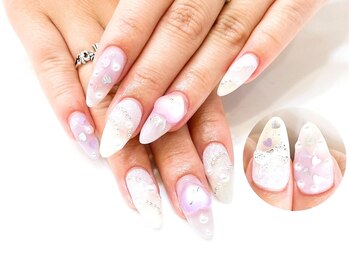 ネイルコレクション ピンク(Nail Collection Pink)/ジェル放題★パープル&ホワイト