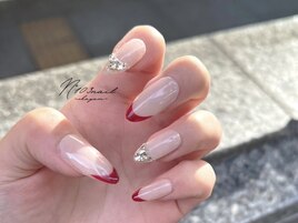 大人な#フレンチネイル