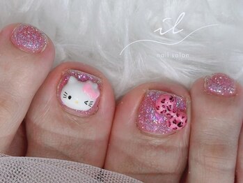 イル 神戸店/フットネイル×フラッシュ