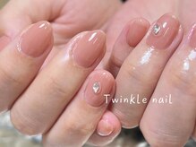 トゥインクルネイル(Twinkle Nail)/ネイル上品なちゅるんワンカラー