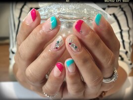 斜めフレンチ summer