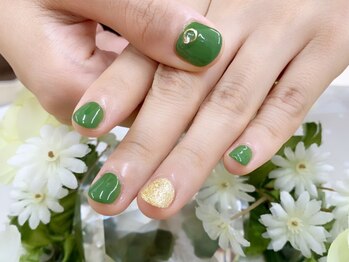 プルミエ ネイル(Premier Nail)/カーキー☆定額デザイン