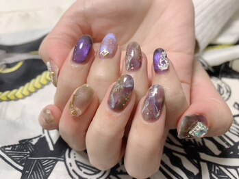 ネイル フィエルテ(Nail Fierte)/Purple nuance