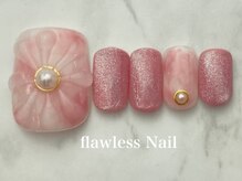フローレスネイル 新宿西口店(FlawlessNail)/【フットシンプル】7280円