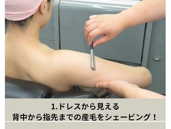 パリー/背中シェービング