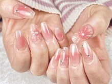 サロンサルート 本店(salon salute)/～チークにぷっくりお花♪～