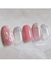 たゆ ネイル(たゆnail)/花火ネイル＊パラジェル