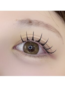 メル バイ ウィリートーキョー(MELL by wellytokyo)の写真/【束感コーティングマツエク(最高級セーブル/フラットラッシュ)100本¥4400】イメージを理想通りに再現♪