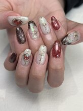 リジョイスネイル(REJOICE)/ayuri〈手描き〉