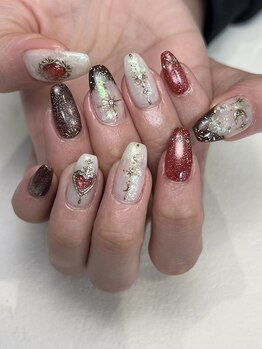 リジョイスネイル(REJOICE)/ayuri〈手描き〉