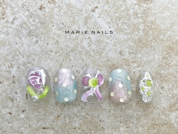 マリーネイルズ 表参道店(MARIE NAILS)/定額¥7700 Spring ART 0426a