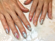 レアレアネイル(Lealeanail)/【パラジェル】オーロラデザイン