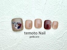 テモトネイル アンド メモト あべのHoop店(temoto Nail&memoto)/【フット】4本アートコース