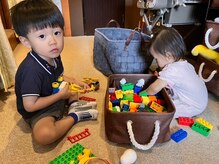 子育てママの整体サロン/施術中のお子様の様子