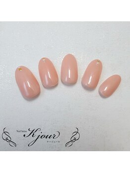 ケージュール(Kjour)/シンプルピンクネイル