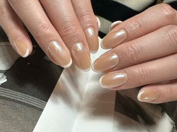 デューネイルスタジオ(dew nail studio)/ミラーベースフレンチ