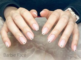 桜ピンクワンカラーネイル