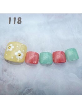 はあとねいる 町田店/フットネイル：No.118