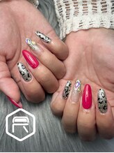 レディスペネイル ノウラ 名駅店(Redispe nail NouRa)/アニマル柄ネイル