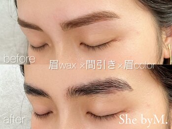 シーバイエム 蒲田(She byM)/眉カラー×眉毛アイブロウWAX