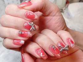 ３Dリボン♪プレゼントネイル☆