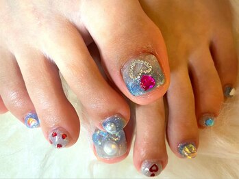 アミュリー ネイル アトリエ(Amury nail atelier)/マグネット オーロラ ゆめかわ