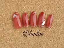 ブランロール 中目黒店(Blanl'or)/ムラ塗り囲みネイル