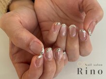 リノ 浦添店(Rino)/オフィスピンク×ガラスフレンチ