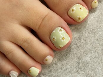 ”foot”flowerデザイン♪