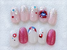 セラピッシュネイル (therapish nail)/みゃくみゃく　万博ネイル