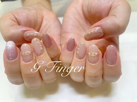 上品♪ミラーアートネイル