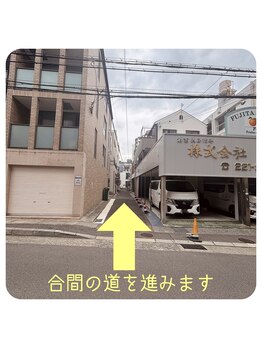 ラフィーネイル(Rafy Nail)/お店の前の通り