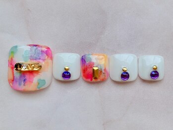 ネイリス(NAILISS)/カラフル/リキッド/ニュアンス