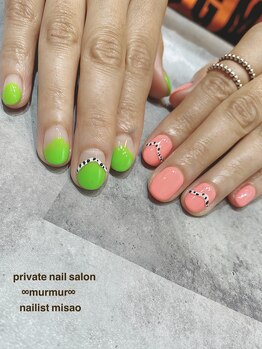 プライベート ネイルサロン マーマ(murmur)/アシメネイル