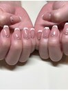 ちゅるちゅるフレンチネイル